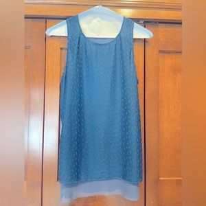 Oiselle rabbit tank, size 4, blue; EUC
